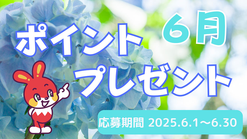 6月のプレゼントキャンペーン
