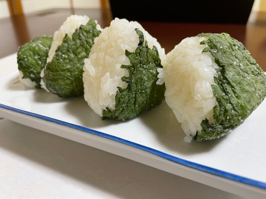 大葉の塩漬け
