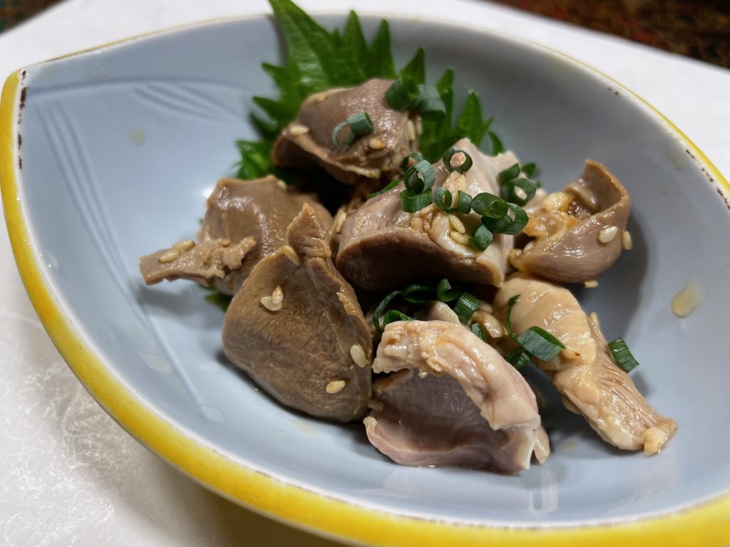 砂肝ポン酢