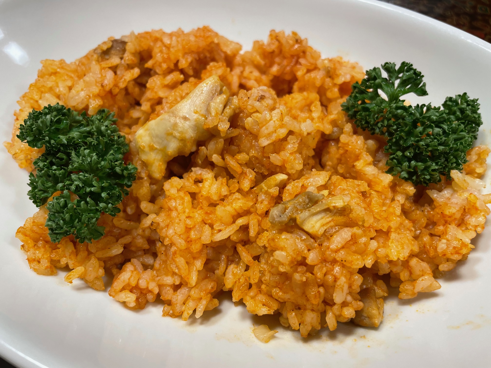 べちゃっとしないチキンライス 村上食堂