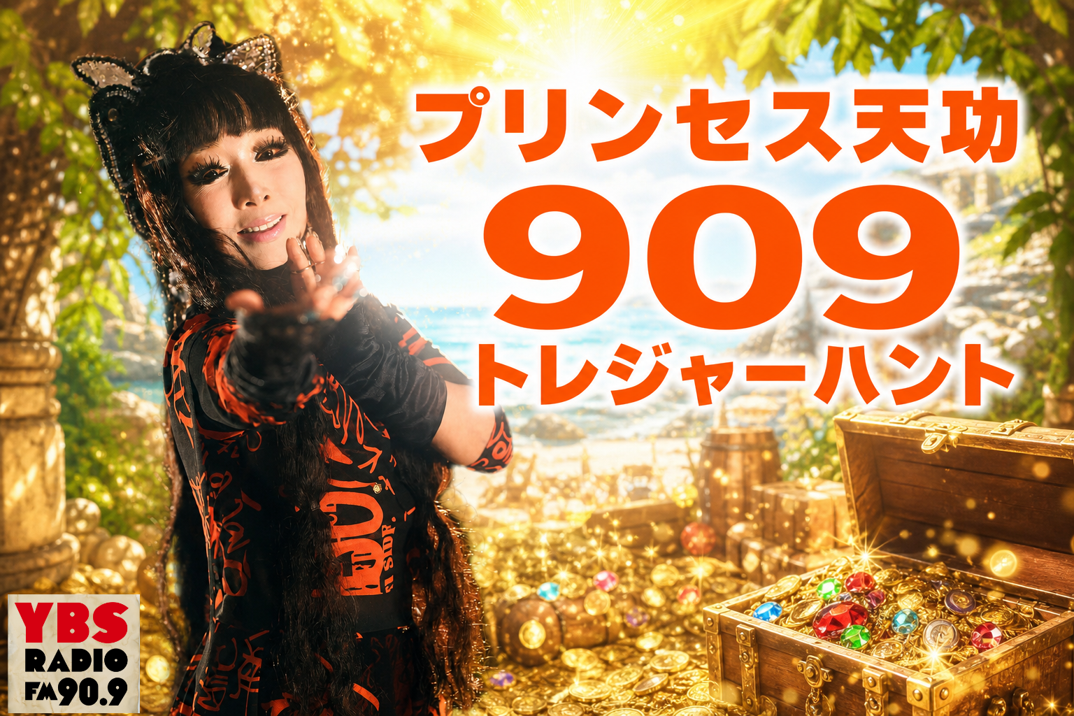 YBSラジオFM90.9の日「プリンセス天功の909トレジャーハント」